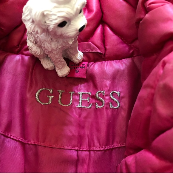 GUESS Women Pink Winter Jacket/Puffer - Picture 5 of 15